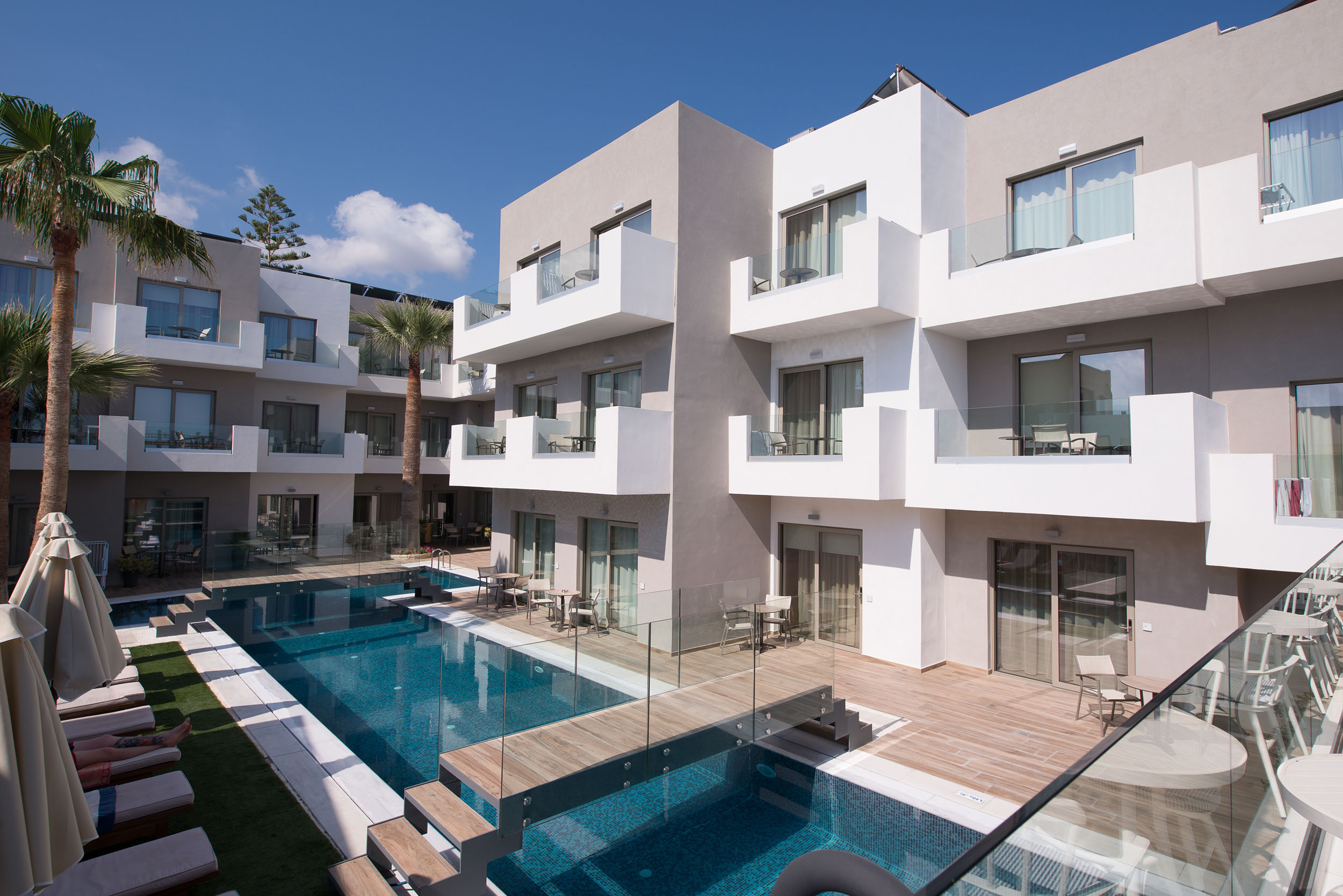 Different morning view of Cactus Bay Hotel